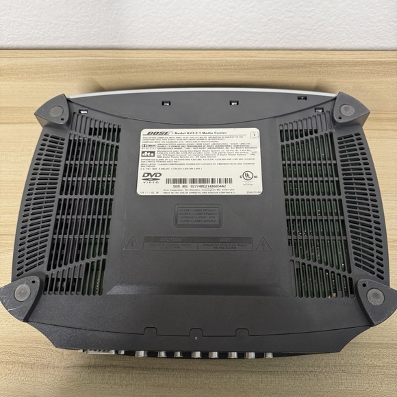 Bose AV 3-2-1 Media Center Receiver No Cables Remote Home‎ Theater UNTESTED - Picture 5 of 7